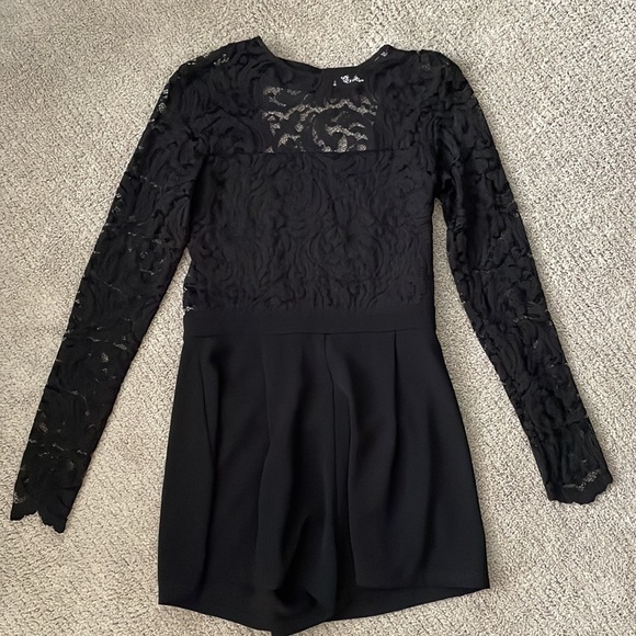 Parker Black Clancy Romper - Picture 2 of 8